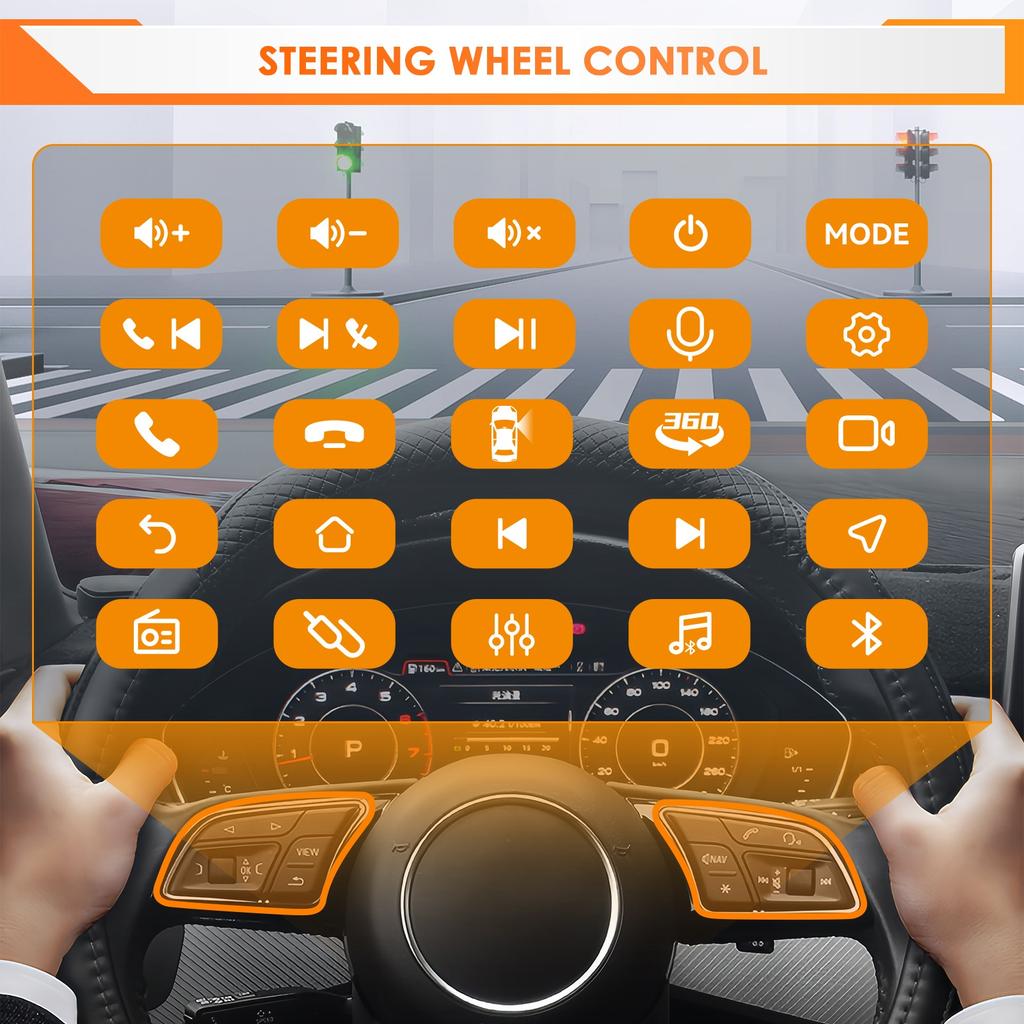 Ossuret Intelligent Snapdragon 6115 Car Radio for Seat Leon MK2 2005-2012 Intelligent Systems Carplay GPS Navigation Stereo Android Auto 2din BT 4G