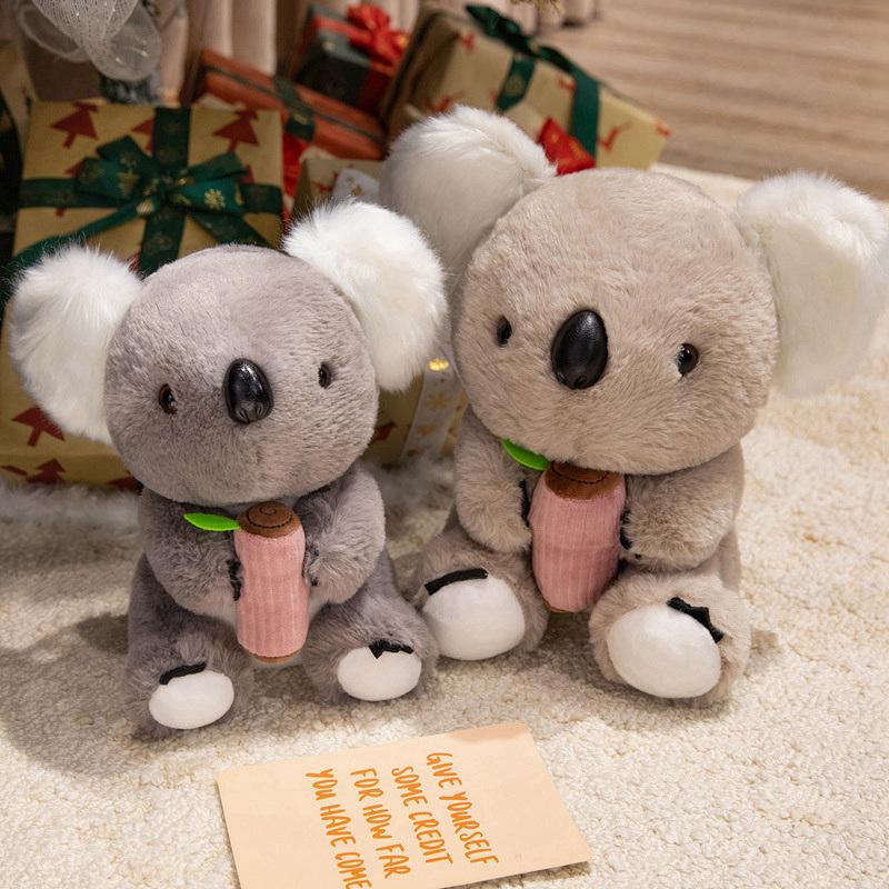 1 Stück 20 cm 25 cm Niedlicher Simulations-Koalabär Weiches Plüschtier Australien Abenteuer Koala Puppe Kuscheltier Kawaii Kindergeburtstagsgeschenk