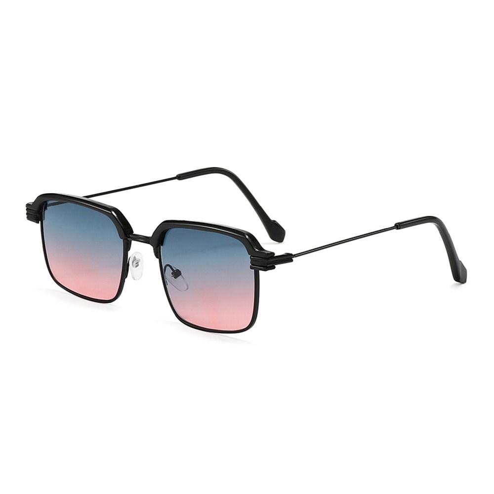 UV400 Protection Metal Frame Sunglasses Retro Casual Shades for Women Men Summer Spring Hinges Cycling Eyewear