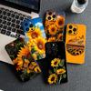 Protective Cover for Xiaomi Redmi Note 12 11 10 A3 Pro 10A 10C 12C Note12 5G 4G Casing Phone Case Yellow Sunflower Flower