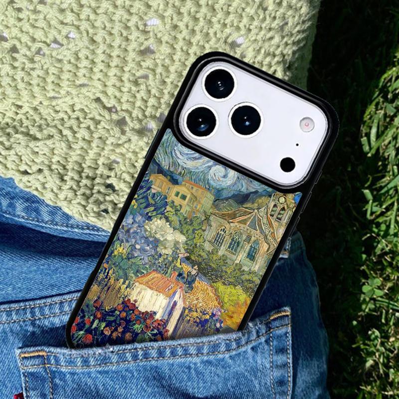 Van Gogh Series Phone Case For iPhone 17 AIR 16 Pro Max 15 14 Pro 11 12 13 Shockproof Silicone Cover