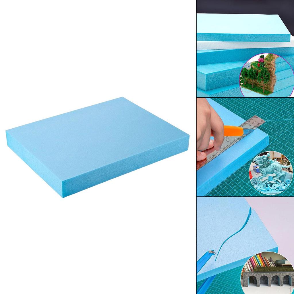 Craft Foam Block Board Diorama Base,DIY,Landscape Scenery Building Slab for Micro Landscape
