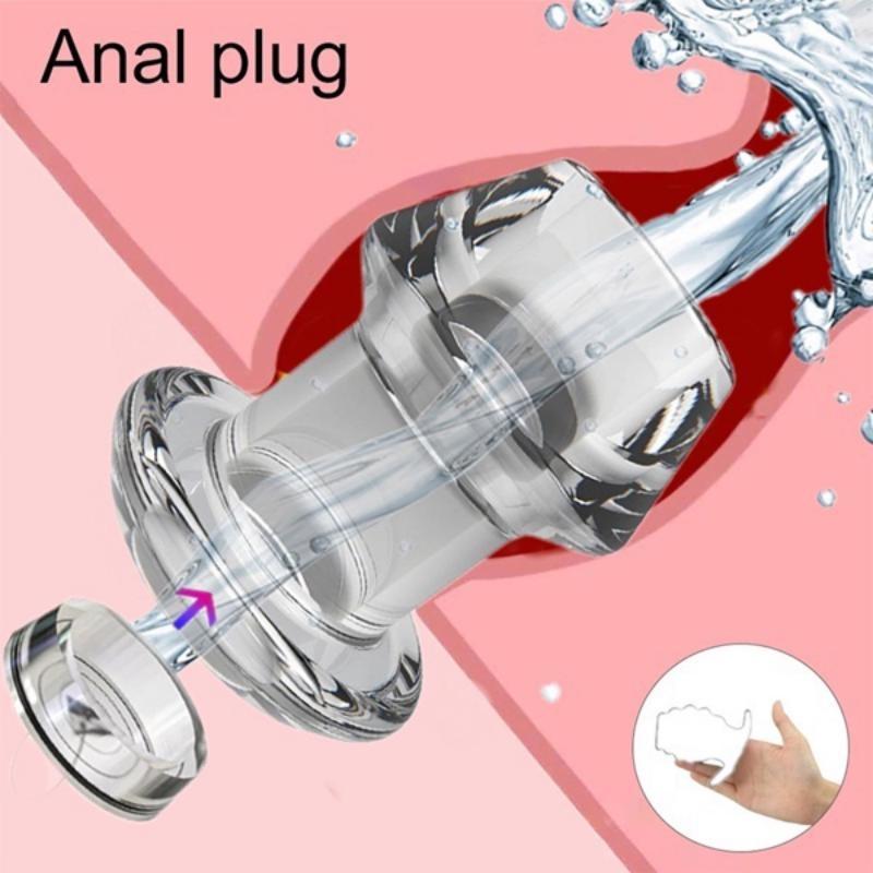 Huge Plug Transparent/Hollow Plug Men/Women Plug Tube Cleaning Toys Couple Gifts