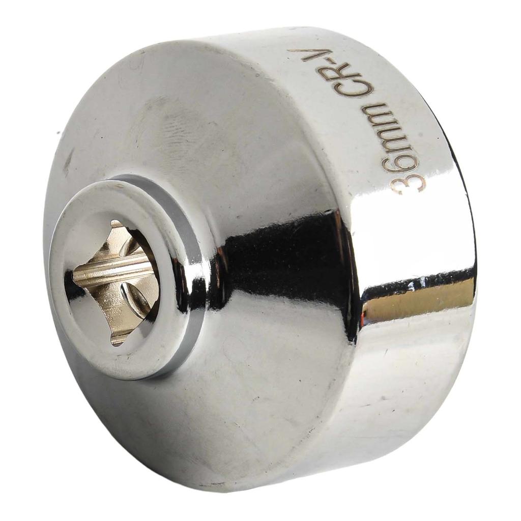 Oil Change Silver 36mm Wrench 3 8 Inch Drive Wrench Oil Filter Wrench 3 8 Drive Socket Compatibility With Ratchet