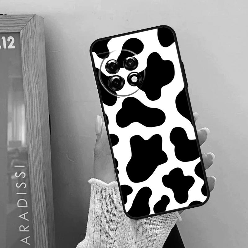 Cow Print Case For OnePlus Nord 5 CE 3 4 Lite N20 N30 OnePlus 13T 13R 12R 10T 10R 10 11 12 13 15 Cover