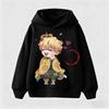 Kinder-Hoodie Herbstmode Lässig Demon Slayer Warmer Hoodie Anime-Print Sportbekleidung für Kinder Jungenkleidung