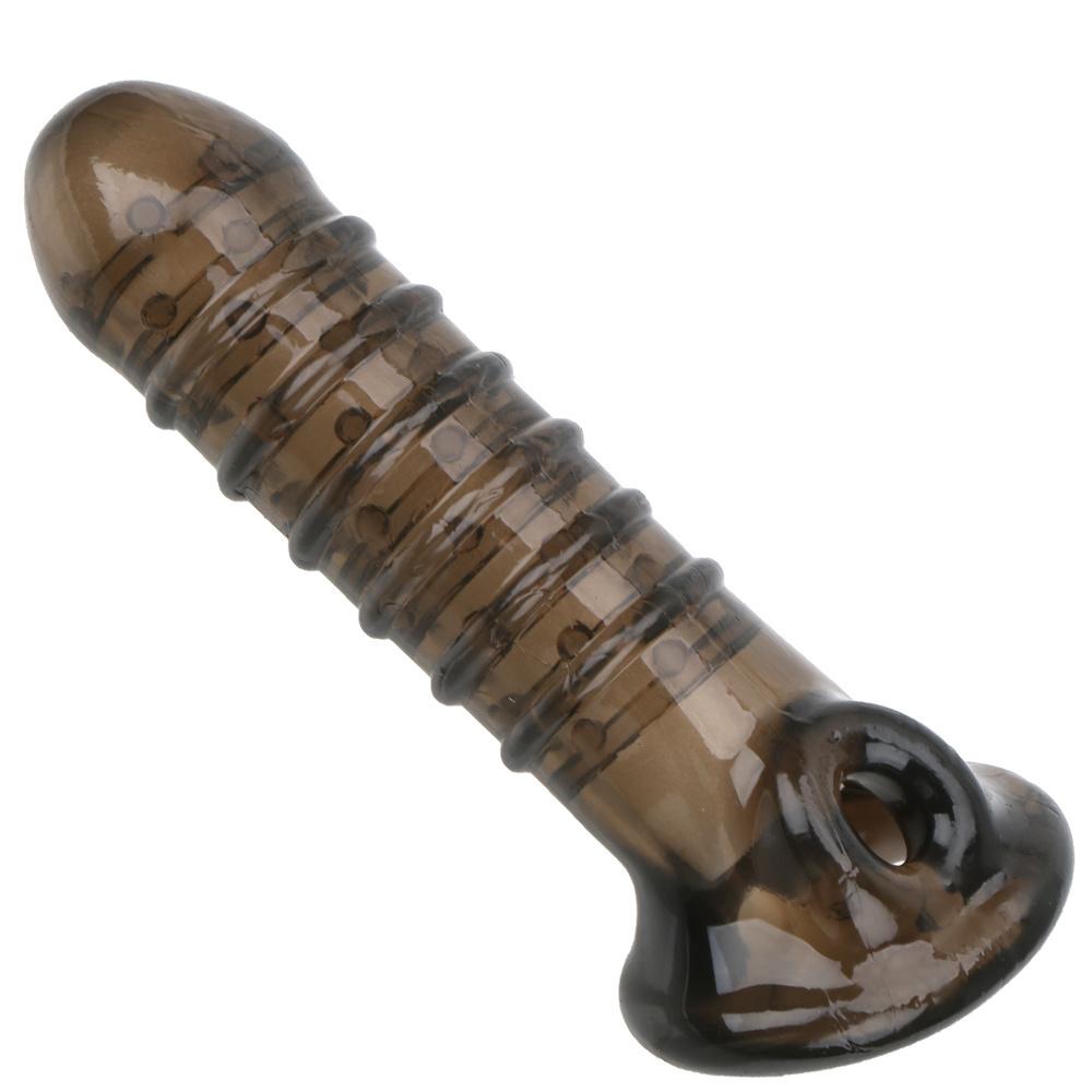 Ring On Penis Condom High Elasticity Time Lasting Delayed Ejaculation Penis Sleeve Enlargement Cock Sleeve Sex Tool For