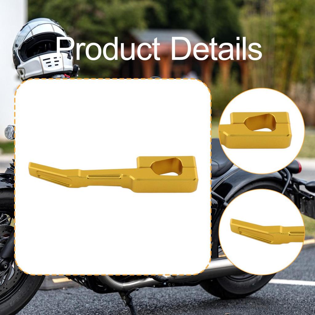 Aluminum Alloy Motorcycle Kickstand Foot Side Stand, Simple Installation for 368G
