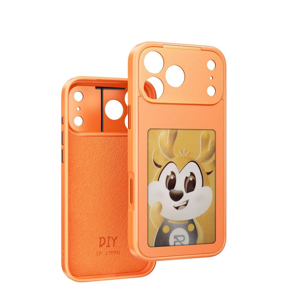 Customized Smart NFC E-Ink iPhone Case with HD Screen Mirroring and Protective Features