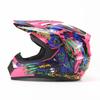 Full Face Mountain Bike Helmet DH Downhill Cycling ABS Safety With Printing S M L XL