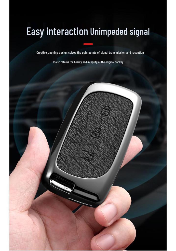 Lynk & Co Car Key Cover for 2022-2023 Models: 06, 01 New Energy, 05, 09 with Premium Shell and Buckle