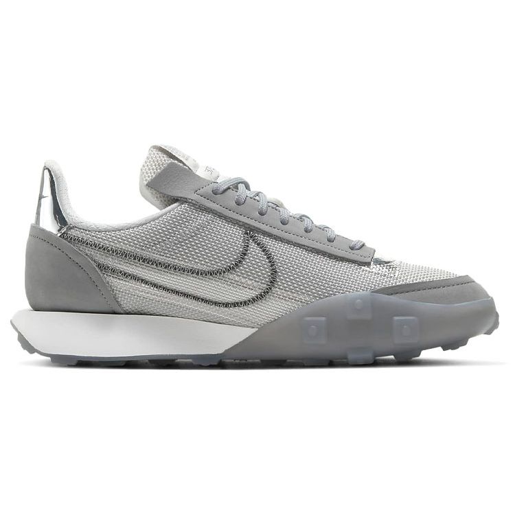 Nike Waffle Racer 2X Cushioning Breathable Lightweight Low Top Lifestyle Shoes Women sneaker Gray White DD8684-001