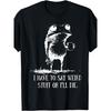 Lustiges seltsames Zeug Frosch Kaffee Grafik T-Shirt Lässiges Rundhals Baumwolle Kurzarm T-Shirt Täglich W