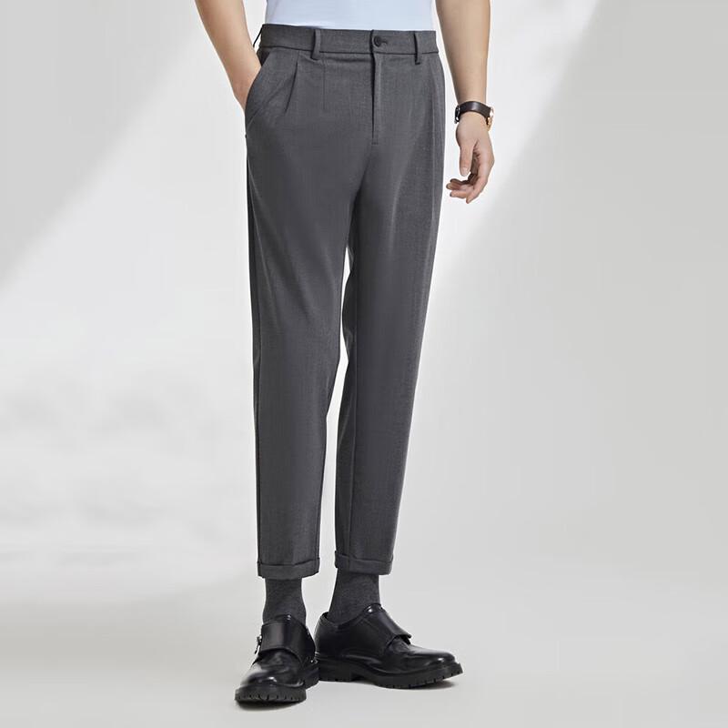 YOUNGOR Men s Lightweight Slim Business Trousers 37