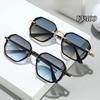 Oversized Retro Punk Sunglasses for men Business Stylish Travel Driving UV400 Protection Plastic Eye-Protecting Sunglasses