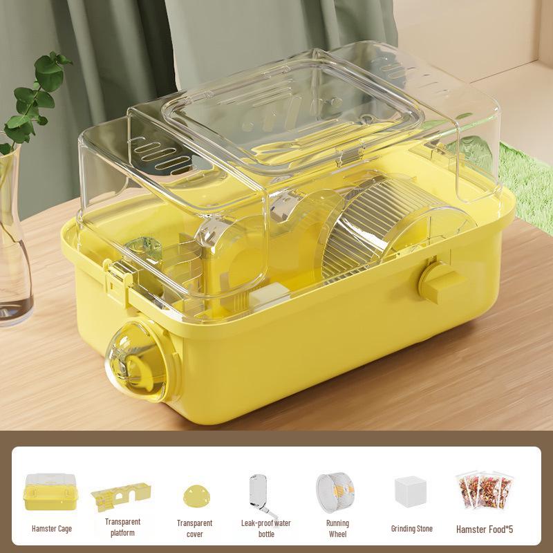 Luxury Acrylic Travel Cage for Baby Golden Hamsters