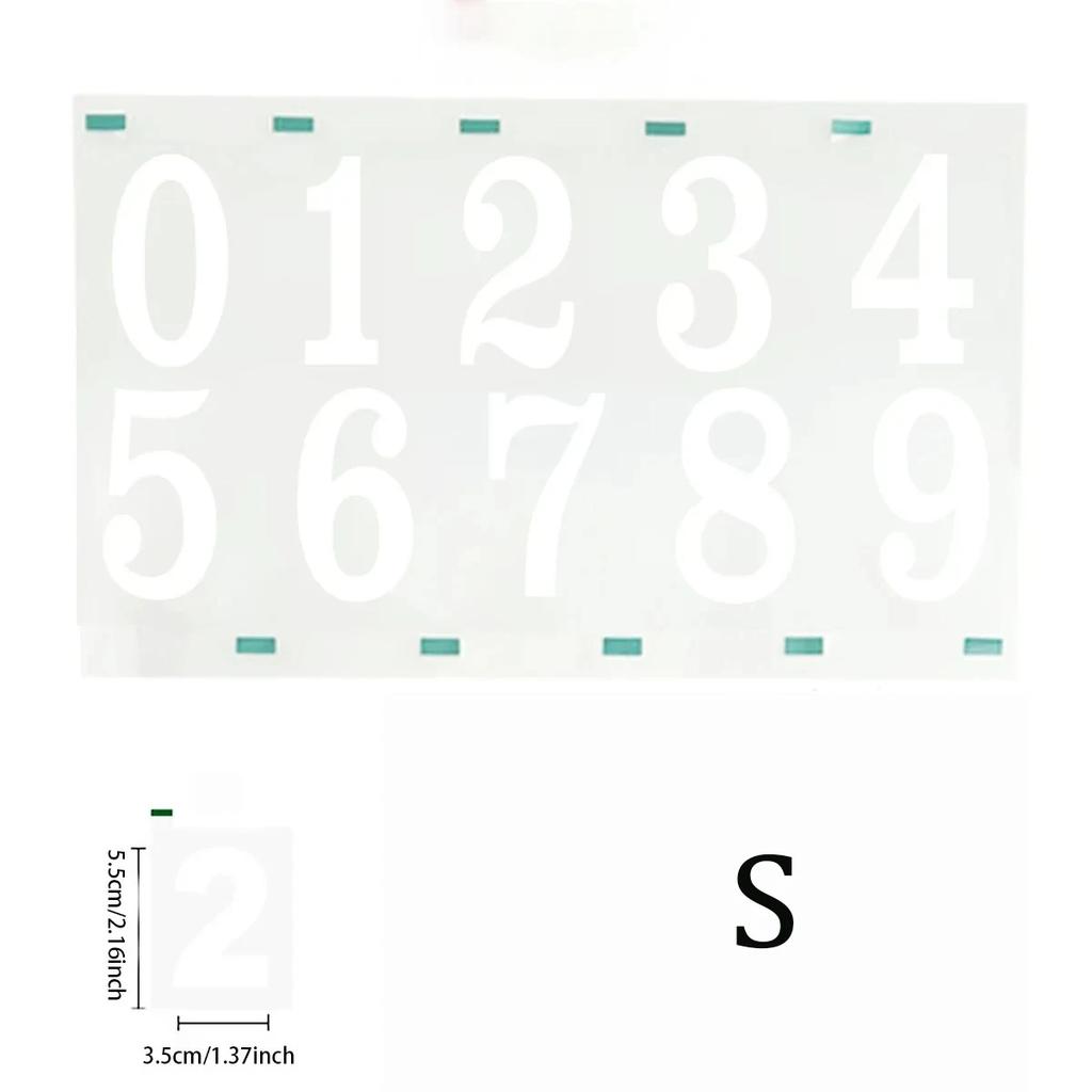 Reflective Digital Stickers Mailbox Stickers and Reflective Digital Labels To Mark House Numbers and Home Office Address Numbers