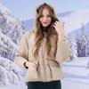 Women's Hooded Thick Cotton Jacket - Winter Casual European & American Style Coat