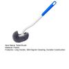 38cm Toilet Brush With Suspension Design Hemisphere Head Extended Handle Suspension Toilet Brush Bathroom Cleaning Tool