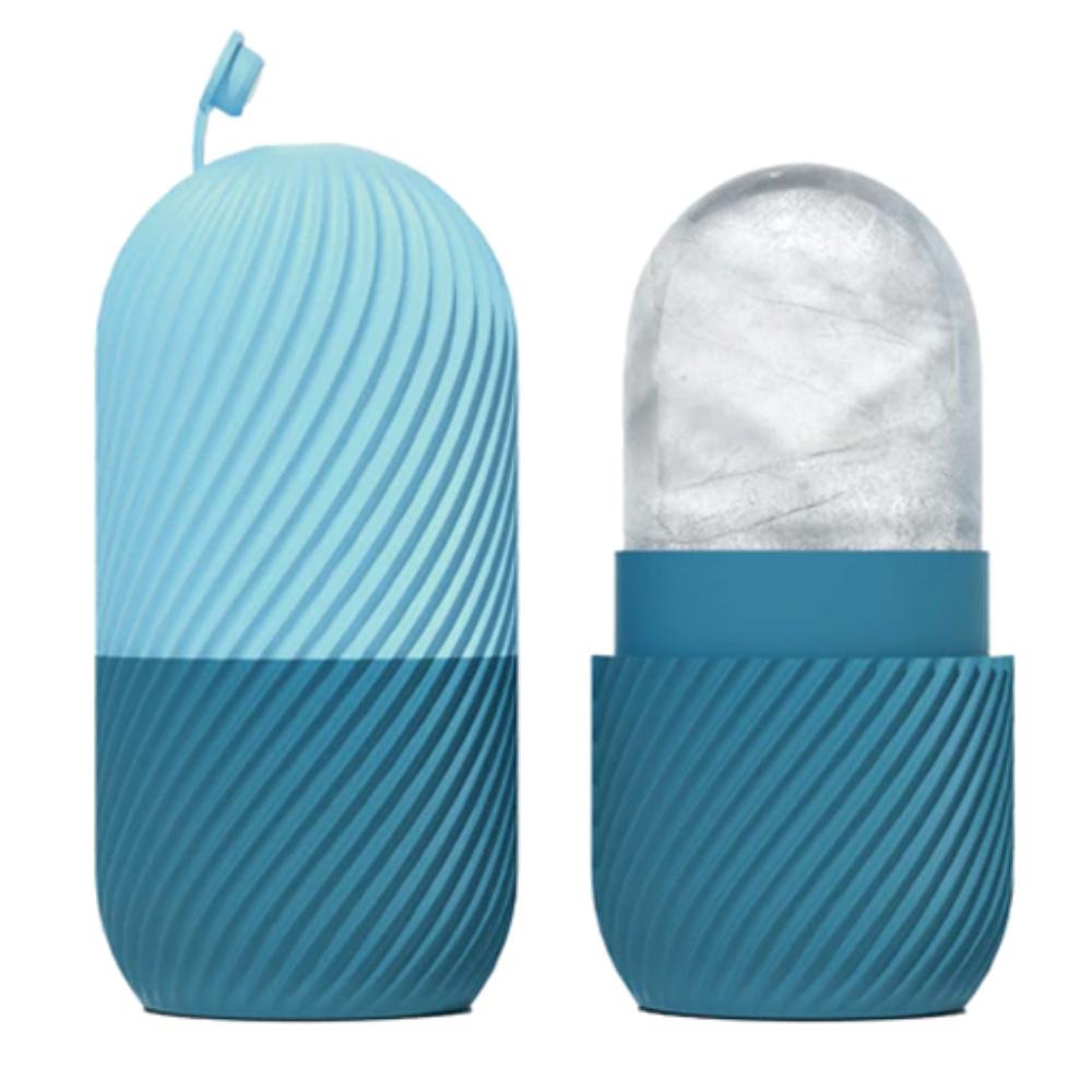 Silicone Ice Roller for Face Reusable Beauty Tool Ice Face Roller Massager Reducing Swelling Ice Cube Tray Natural Conditioning