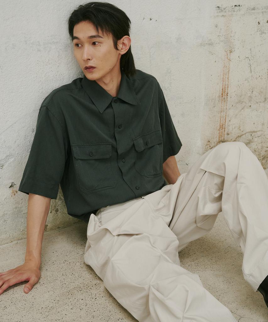 AEGO FREEDOM LAB Nip Crump Pants_Sand Beige