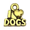 20-Pack Retro Alloy Dog Bone & Animal Cartoon Charms for DIY Bracelets and Necklaces