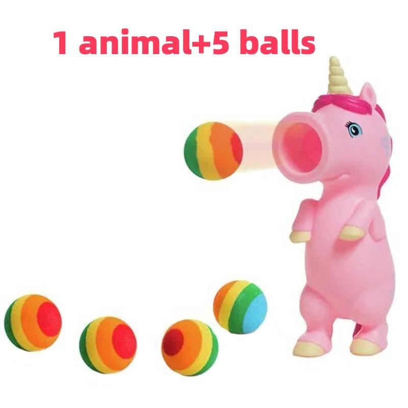 

Pinch animals Squeeze shooting balls Cute animals produce foam balls Children s decompression autism anti pressure toys