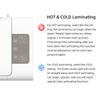 Desktop Laminator Machine Set A3 Size Multifunctional Hot and Cold Lamination 2 Roller System 12.5 Inches Max Width