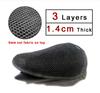 3 Layers Motorcycle Universal Seat Cover Cushion Protect Sunscreen Prevent Seat Sun Pad Waterproof 3D Mesh Honeycomb M Size