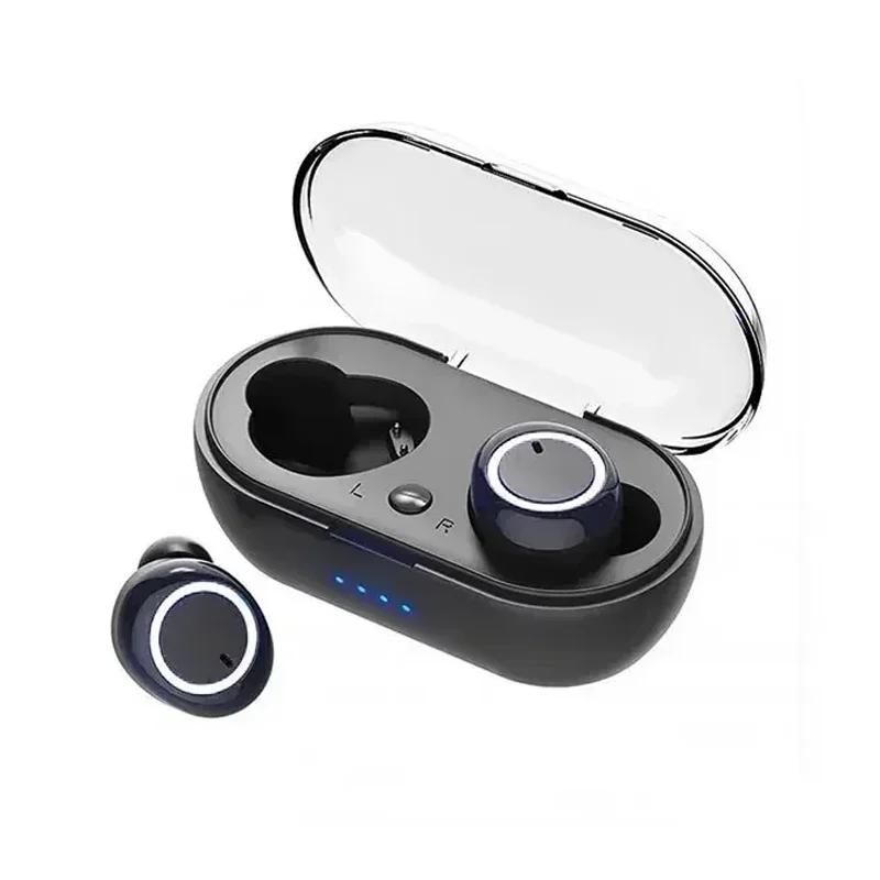 Wireless Earbuds Bluetooth Headphones Touch Control Deep Bass Fitness Earphones Gym Running  Waterproof Earbuds