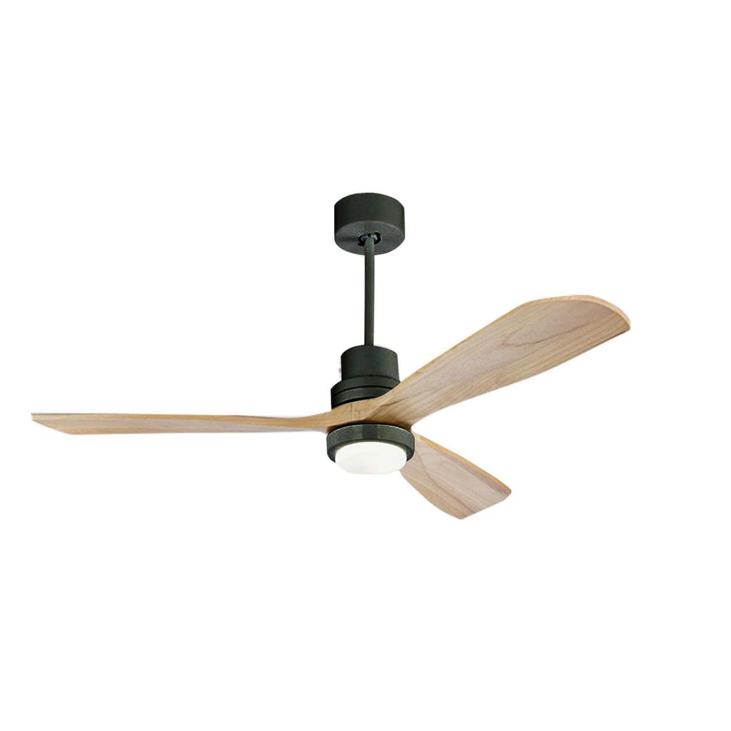 Ceiling Fan with Light Remote Control for Indoor Outdoor Ceiling Fan with Remote Reversible Noiseless Motor 3 Wooden Blades