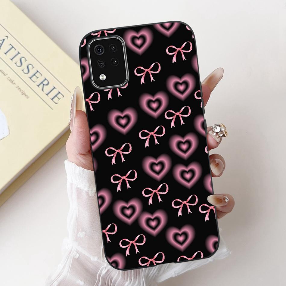 For LG K42 K52 K62 K62+ New Fashion Dusk Beach Painting Phone Case For LG K62 Plus K42 K52 (Brazil) Black Silicone Soft Case