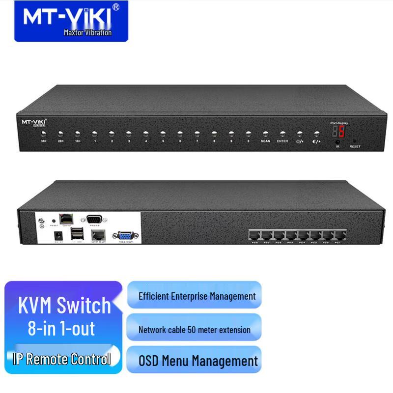 

MT-viki KVM Switch with IP Remote Control