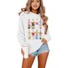 European & American Casual Printed Round Neck Sweatshirt 2025