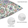 Talavera Decor Mexican Tile Pillowcase Soft Polyester Cushion Cover Decorative Tiles Mexican Pillow Case Cover Chair