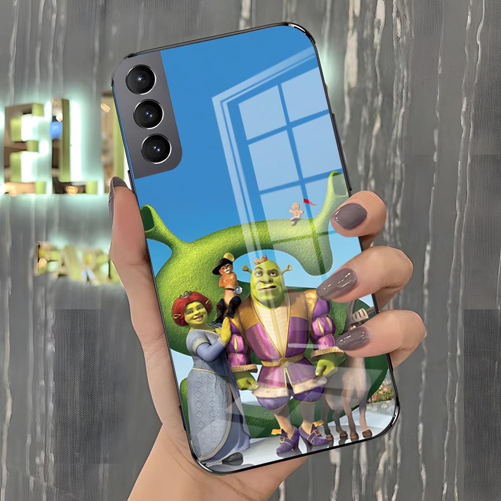 Movie Shrek Phone Case For Samsung A25 A13 A33 5G A54 A36 A35 A56 A52 A14 Shockproof Glass Cover