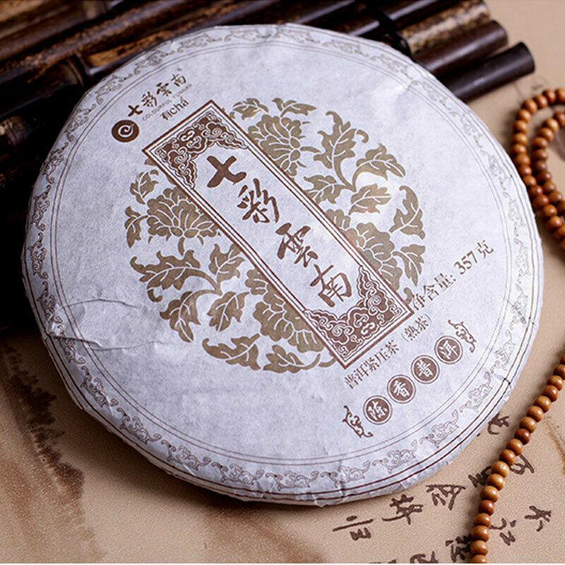 Colourful Yunnan Qing Feng Xiang CHEN XIANG Puer Ripe Pu'er Tea 357g Shou Cha