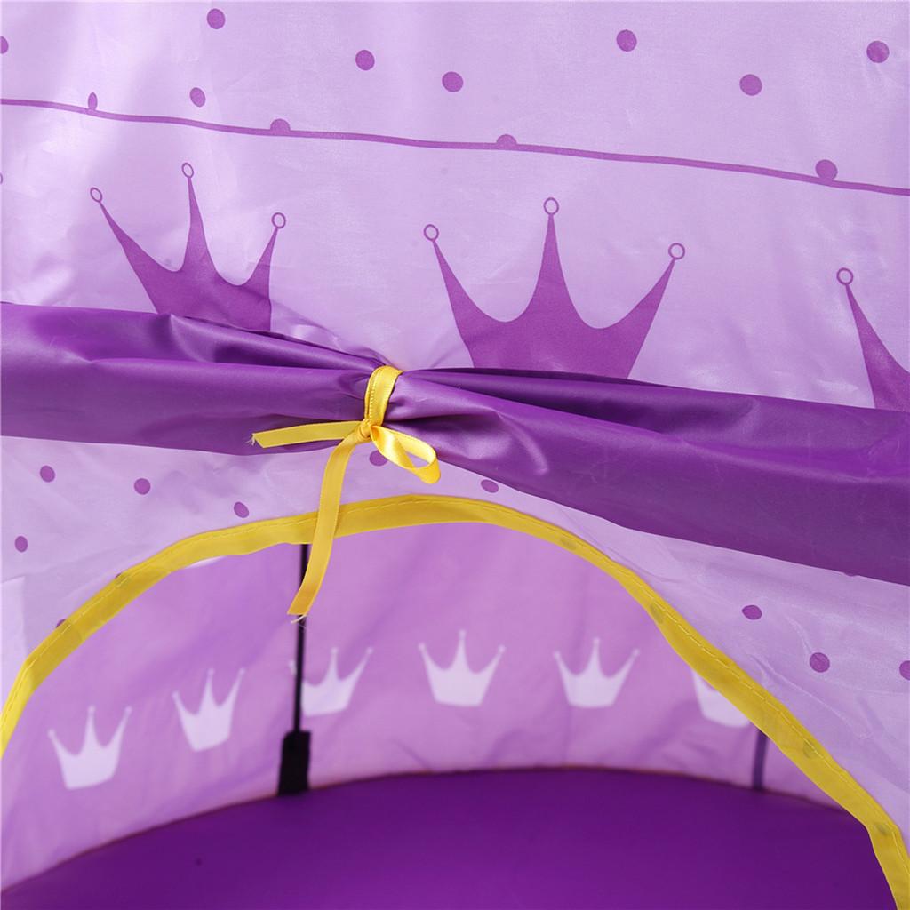  Folding Children Kids Playhouse Princess Tent Tunnel In/Outdoor for Boys Girls 