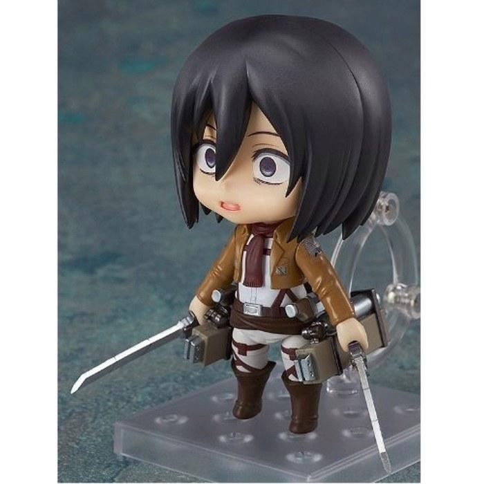 Shingeki No Kyojin Nendoroid Mikasa Ackerman (Non-Scale ABS&PVC Painted Action Figure) Black & White One Size