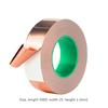 5m Conductive Copper Foil Tape Conductive Shielding Tape Self Adhesive Slug Repellent Tape Double-sided 25mm for Slug Snail