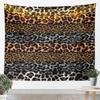 Rosy Leopard Tapestry Black White Zebra Wall Art Animal Print Wall Hanging Blanket For Living Room Bedroom Cheetah Home Decor