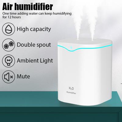 2000ML nawilżacz powietrza USB Atomizer podwójny port natryskowy olejek eteryczny aromaterapia Mist Maker Fogger oczyszczanie biuro w domu samochód rośliny oczyszczacz Humificador