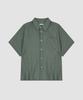 SENTAIR Wave Seersucker Cooling Short Sleeve Shirt_Green