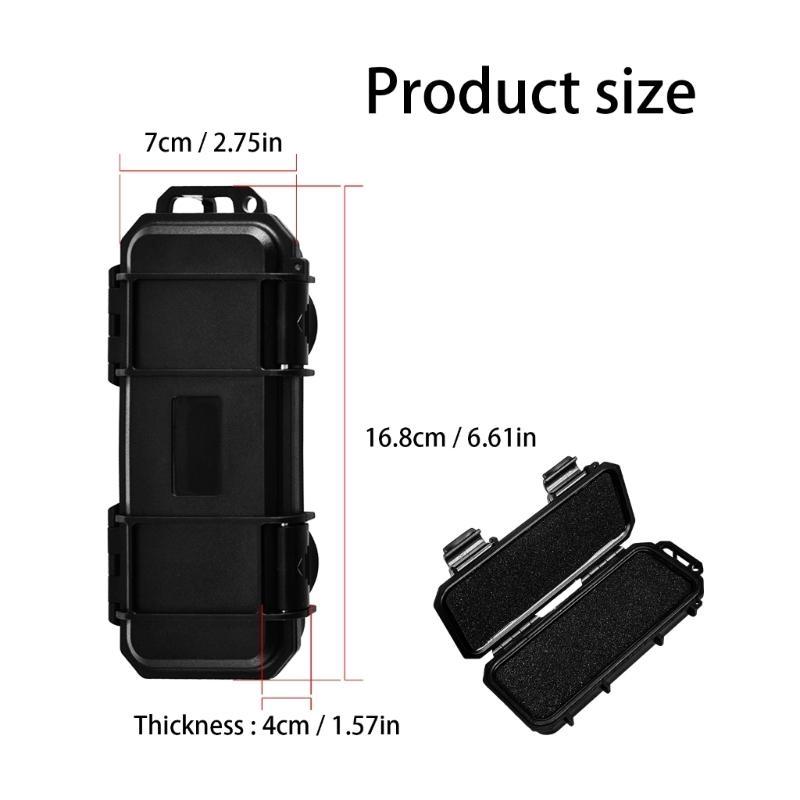 652F Compact Waterproof Tool Storage Case Box for Everyday Carry Gear and Accessories