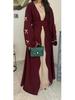 Pure Beauty Bow Long Robe Dress Abaya - Loriya 2025, Europe, America & Middle East Style, Model LR962