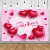 Balloon Red Love Heart Rose Background Happy Valentines Day Backdrop Supplies Valentines Day Party Decoration Photo Shoot Pro