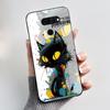 Casing For LG K40S K50S Soft Case LM-X430 LM-X540 Aesthetic Fashion Cute Cat Cartoon Phone Back Cover Shockproof Silicone Bumper