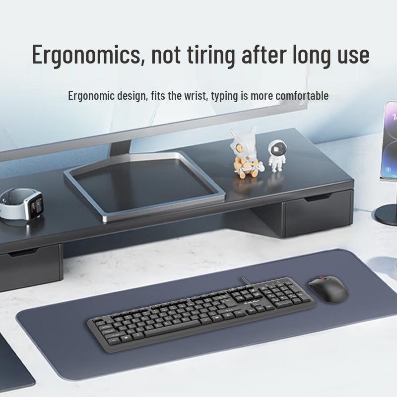 Lenovo ThinkPlus KM120 Pro Wired Keyboard & Mouse Combo