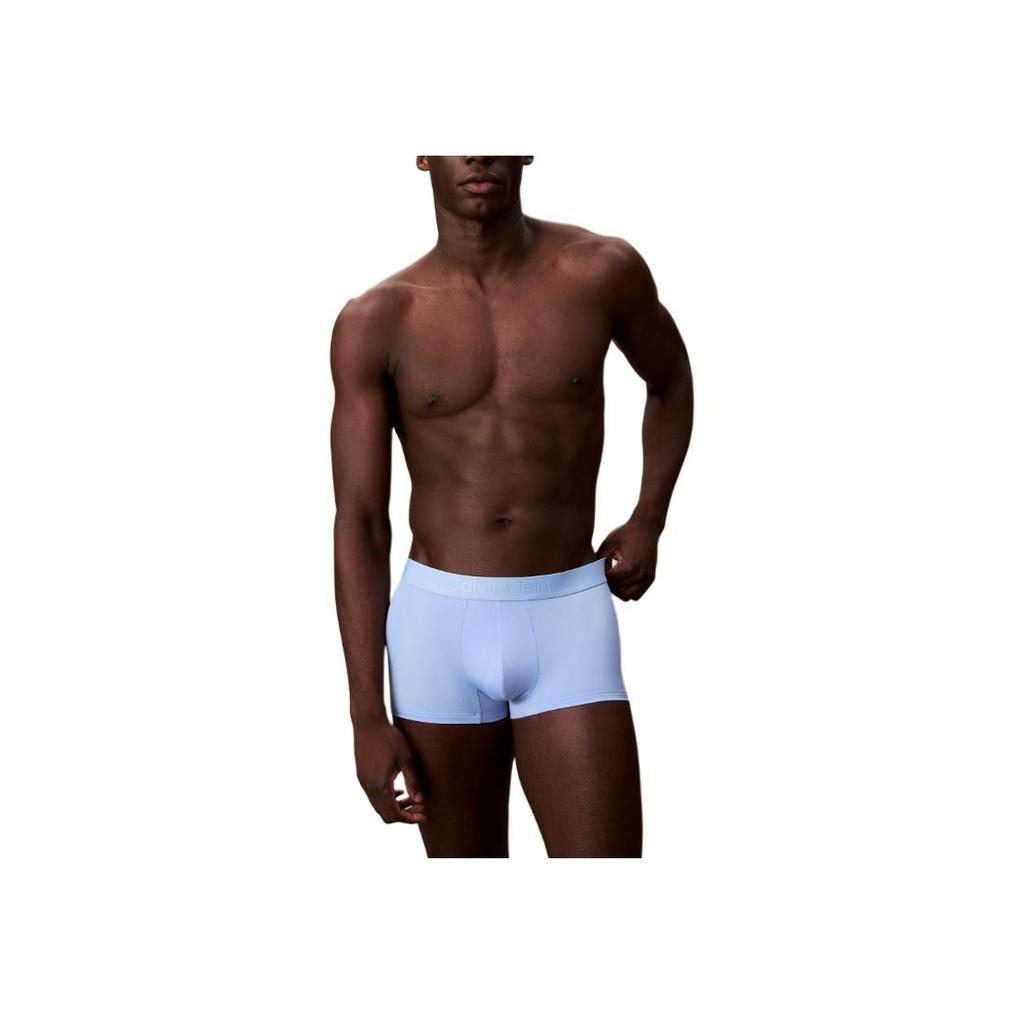 Calvin Klein Solid Ribbed Elastic Letter Boxer Briefs Men Underwear NB4365Z4H