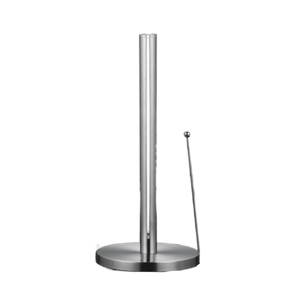 Weighted Base Paper Holder Stainless Steel Napkins Rack Practical Freshness Film Shelf  Bathroom